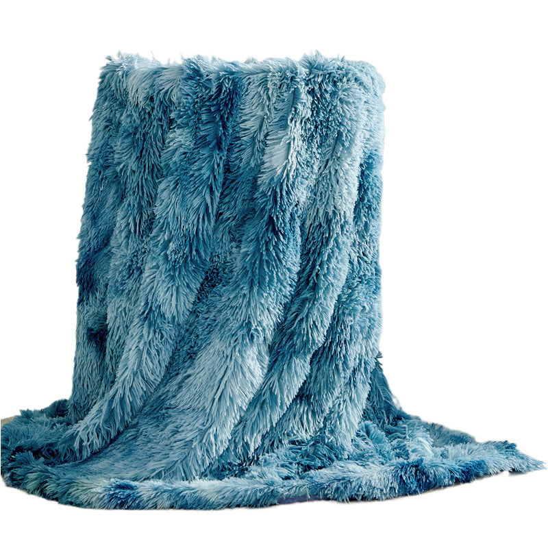 Artificial wool blanket