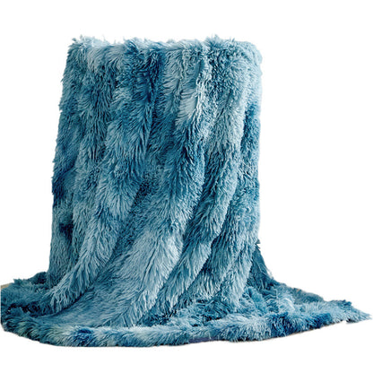 Artificial wool blanket