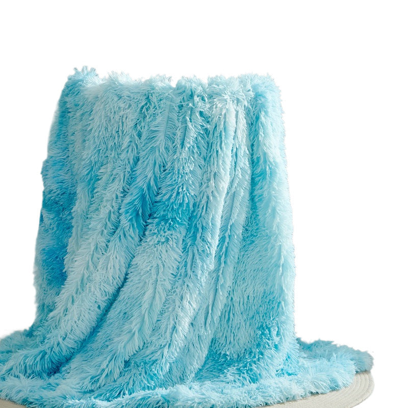 Artificial wool blanket