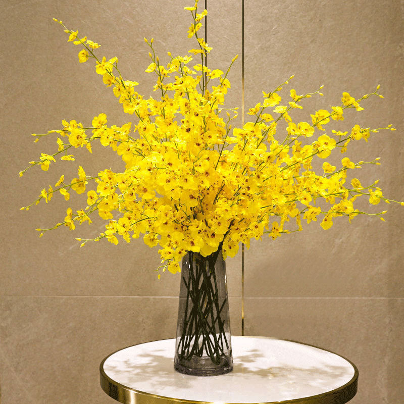 Artificial Yellow Five-Pointed Flower