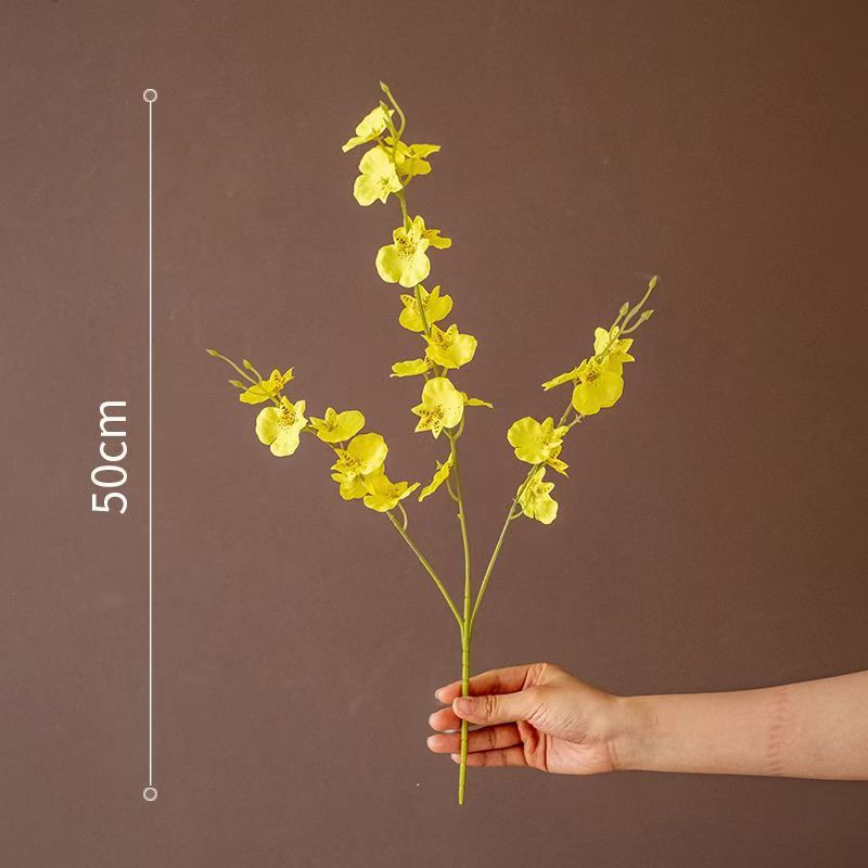 Artificial Yellow Five-Pointed Flower