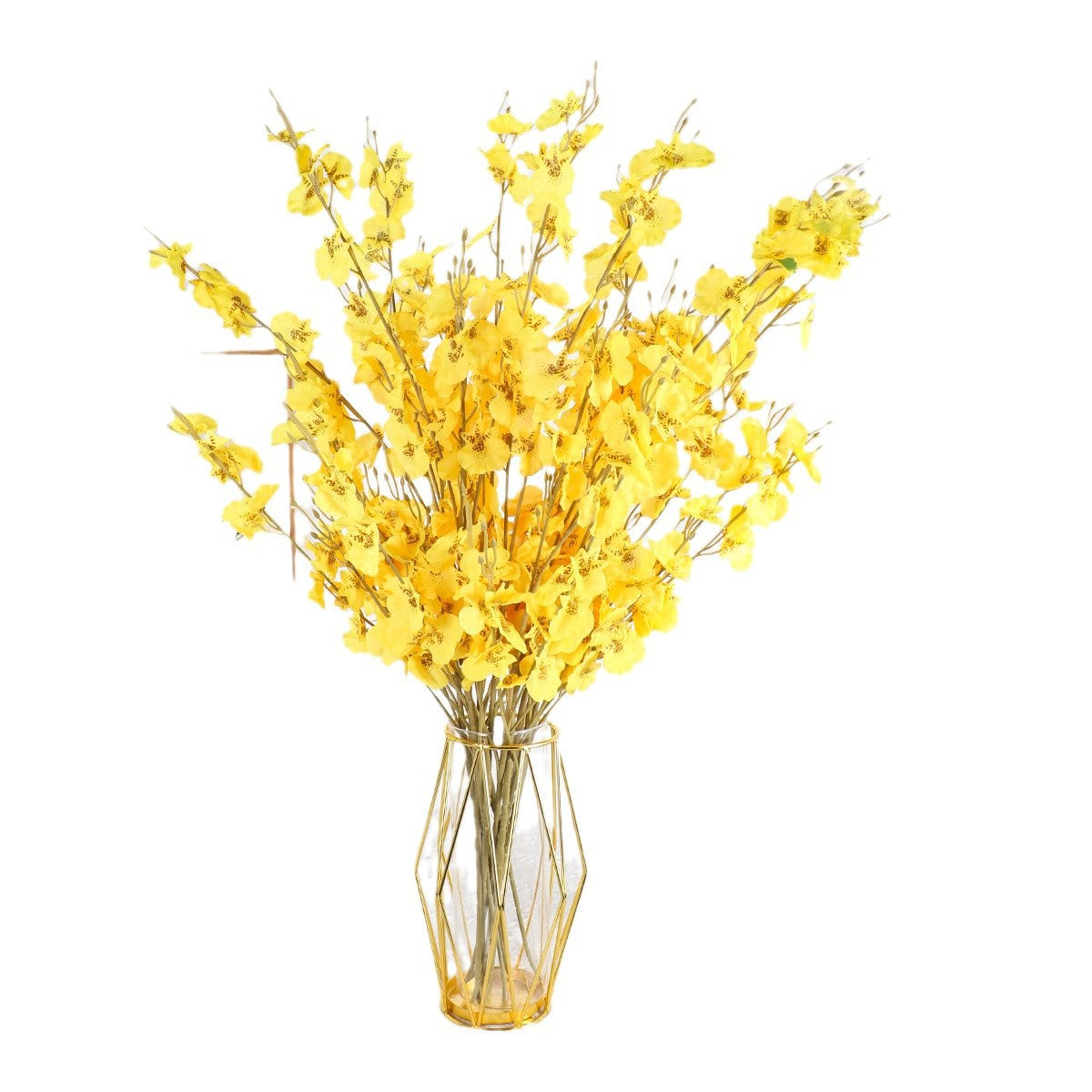 Artificial Yellow Five-Pointed Flower