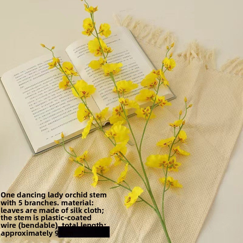 Artificial Yellow Five-Pointed Flower