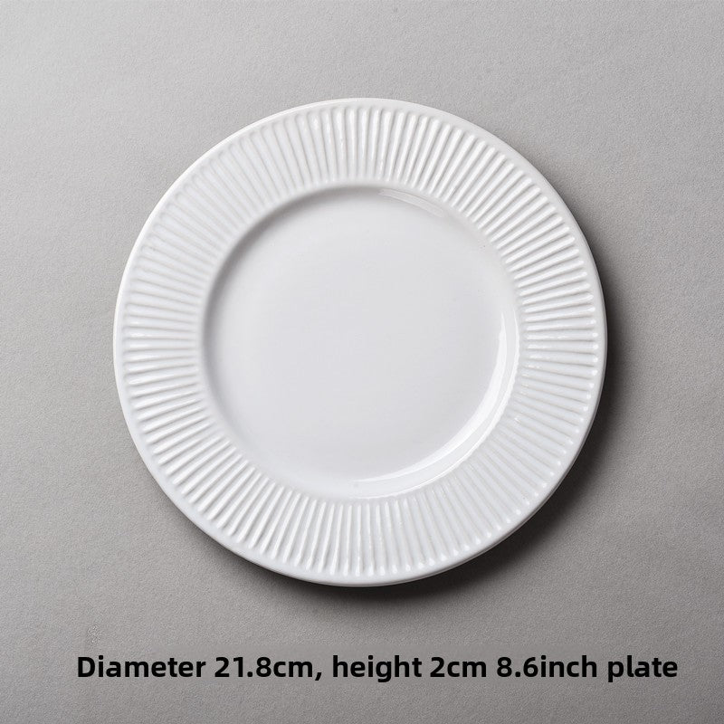 Artist 8inch Japanese Style Ceramic Dinner Plate