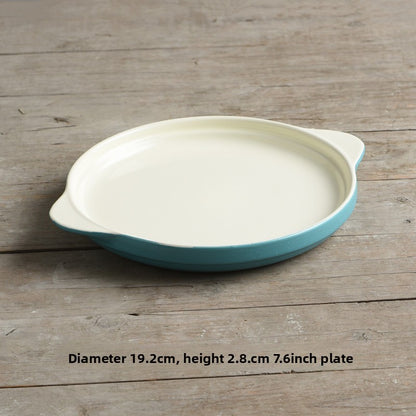 Artist 8inch Japanese Style Ceramic Dinner Plate