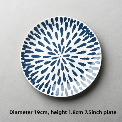 Artist 8inch Japanese Style Ceramic Dinner Plate