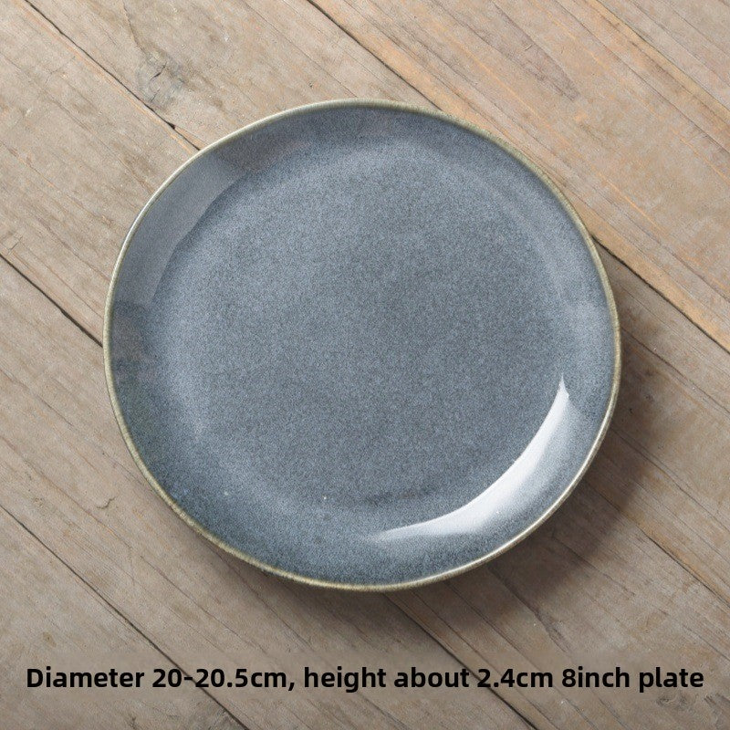 Artist 8inch Japanese Style Ceramic Dinner Plate