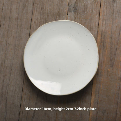 Artist 8inch Japanese Style Ceramic Dinner Plate