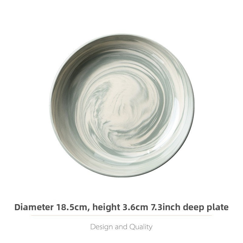 Artist 8inch Japanese Style Ceramic Dinner Plate