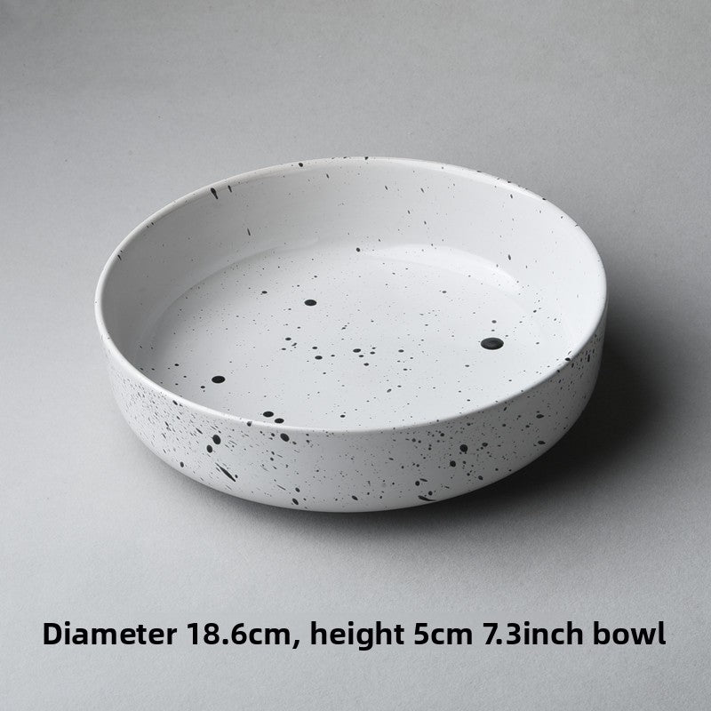 Artist 8inch Japanese Style Ceramic Dinner Plate