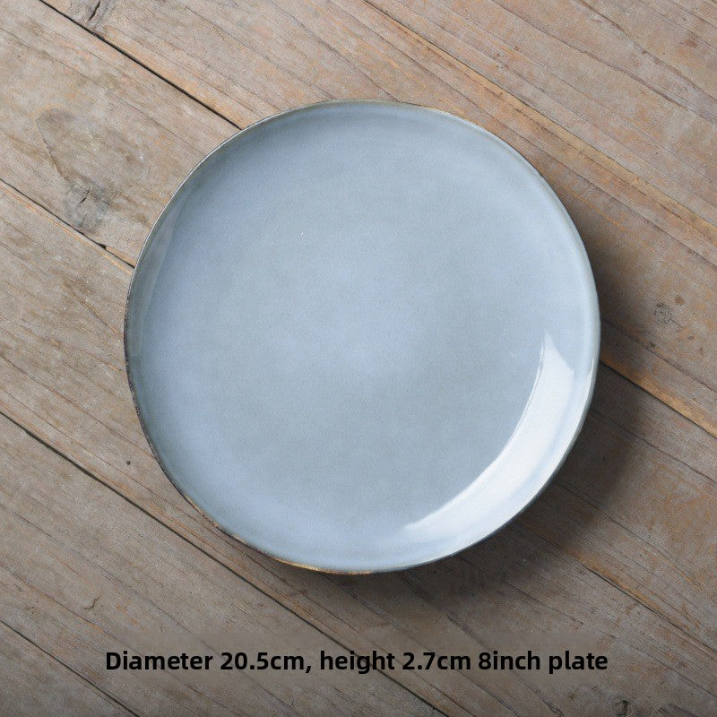 Artist 8inch Japanese Style Ceramic Dinner Plate