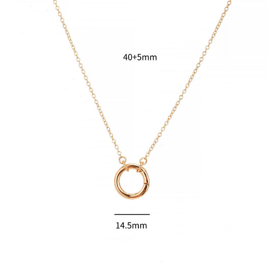 Artistic Birthstone Pendant Necklace