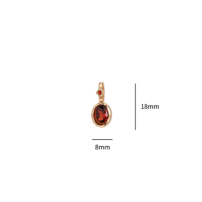 Artistic Birthstone Pendant Necklace