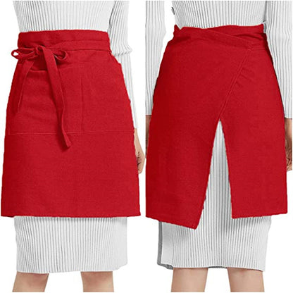 Artistic Cotton Linen Work Apron with Pocket