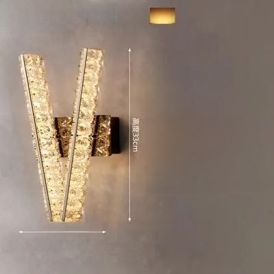 Artistic Crystal LED Wall Lamp
