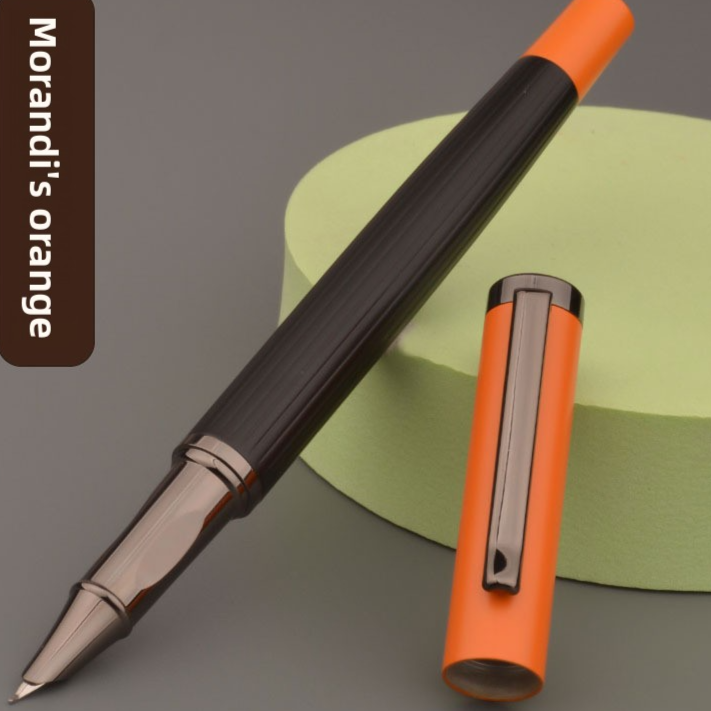 Artistic curved-nib pen