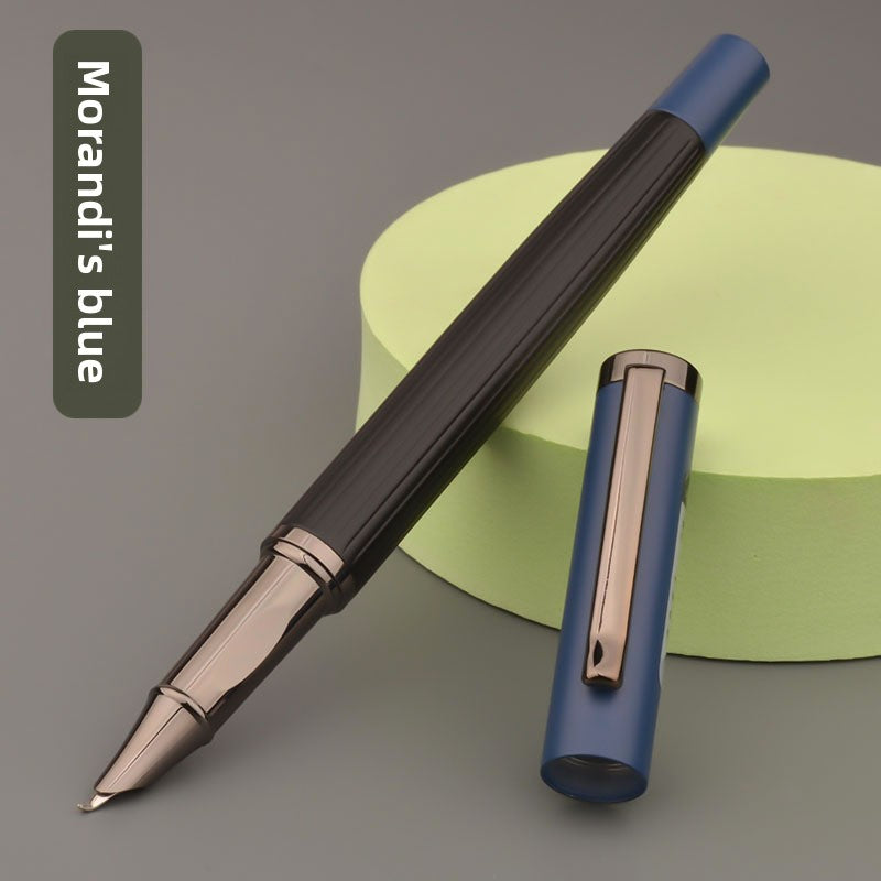 Artistic curved-nib pen