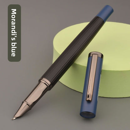 Artistic curved-nib pen