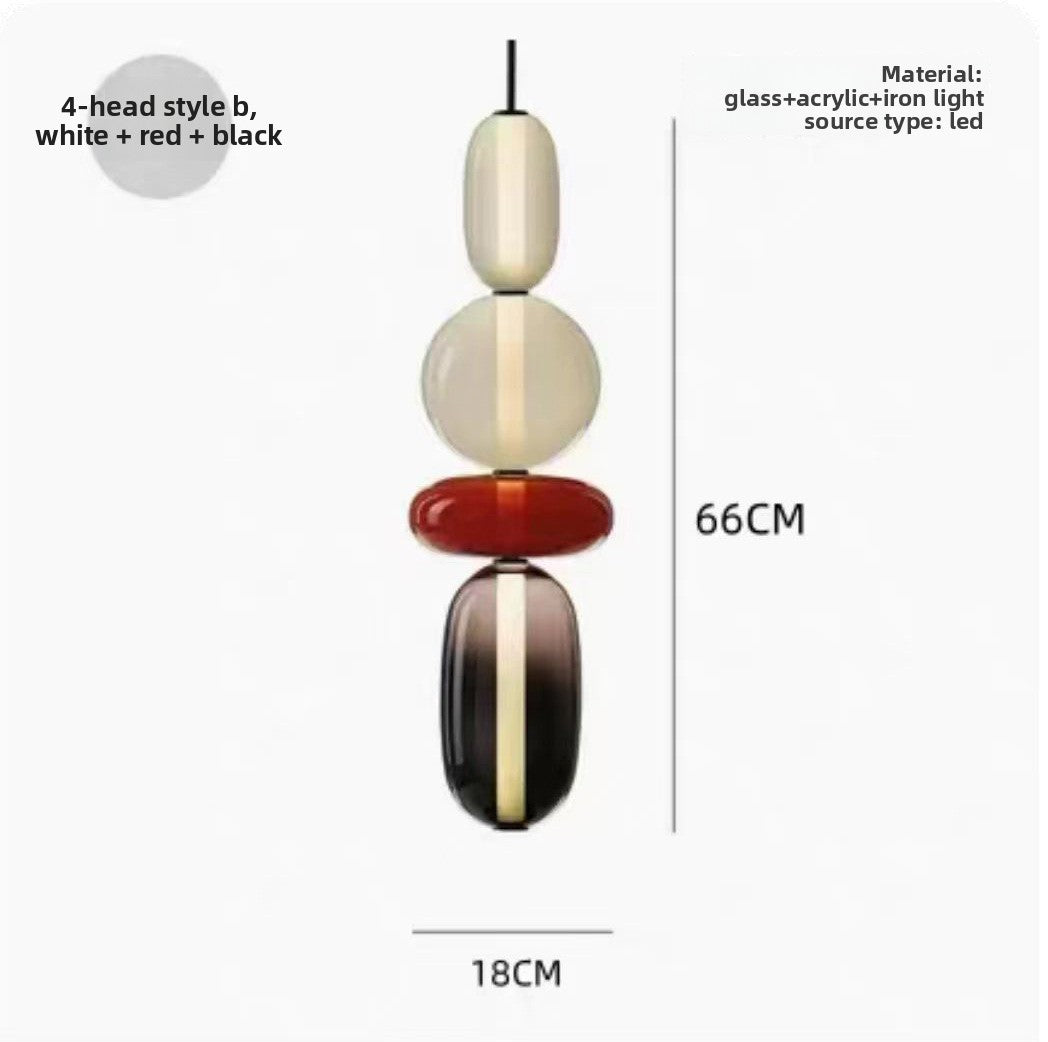 Artistic Glass LED Chandelier
