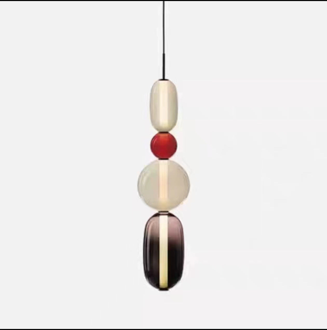 Artistic Glass LED Chandelier
