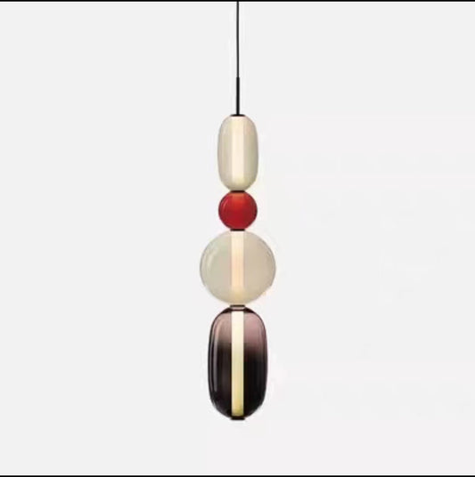 Artistic Glass LED Chandelier
