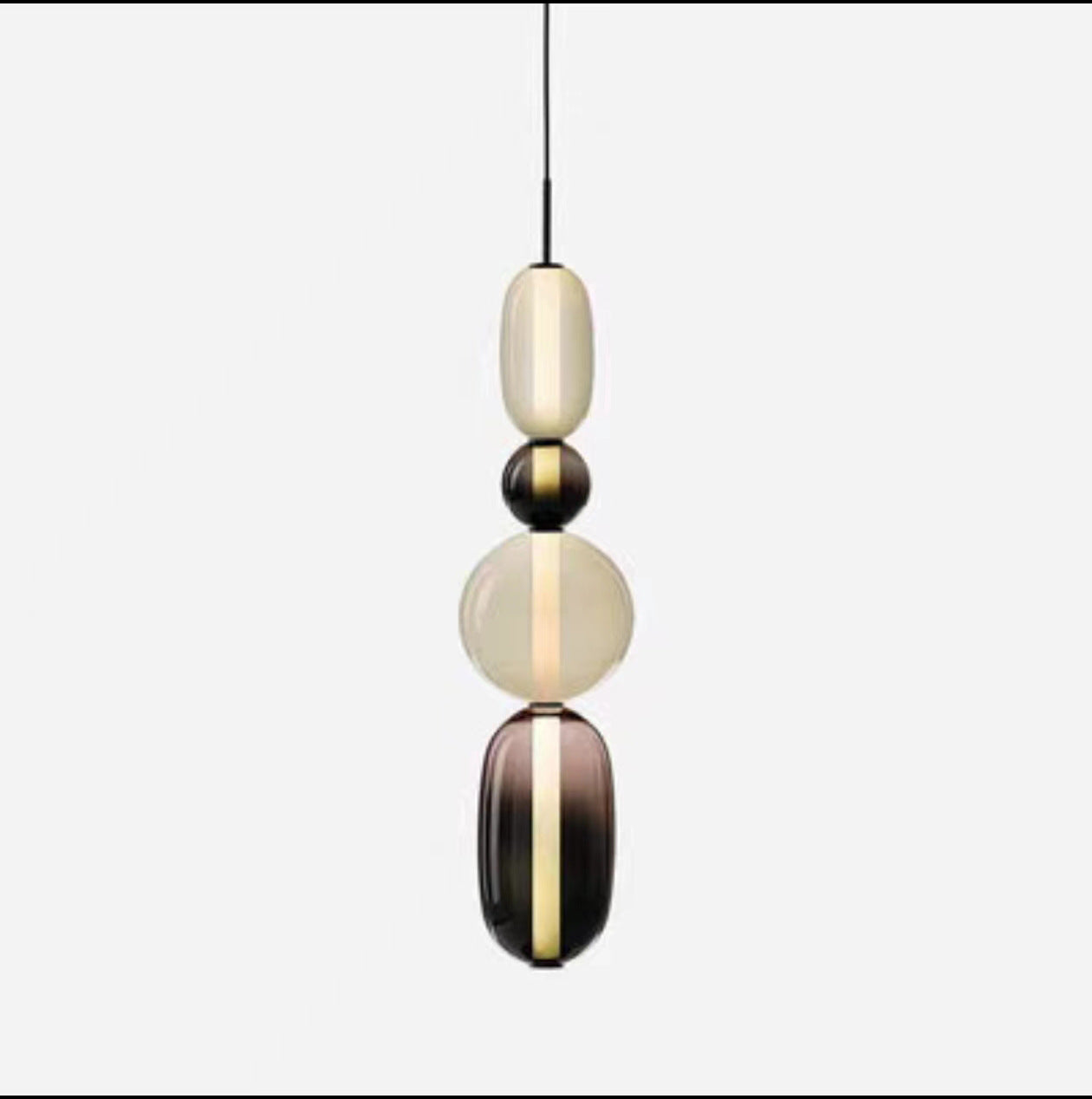 Artistic Glass LED Chandelier