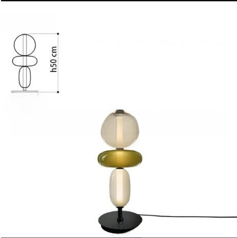 Artistic Glass LED Chandelier