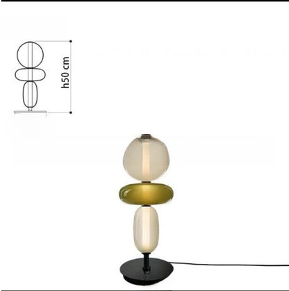 Artistic Glass LED Chandelier