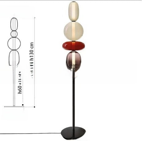 Artistic Glass LED Chandelier
