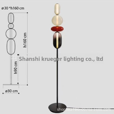 Artistic Glass LED Chandelier