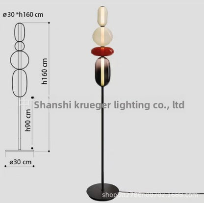 Artistic Glass LED Chandelier