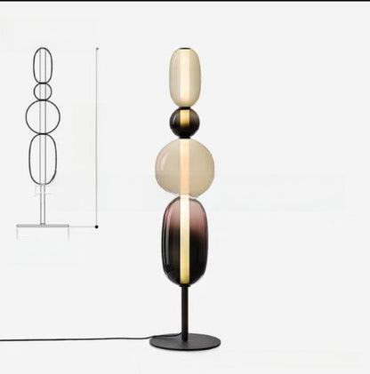 Artistic Glass LED Chandelier
