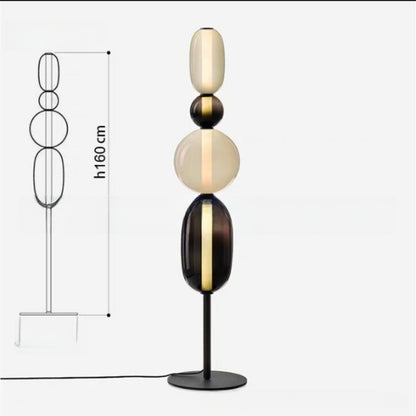 Artistic Glass LED Chandelier
