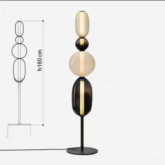 Artistic Glass LED Chandelier