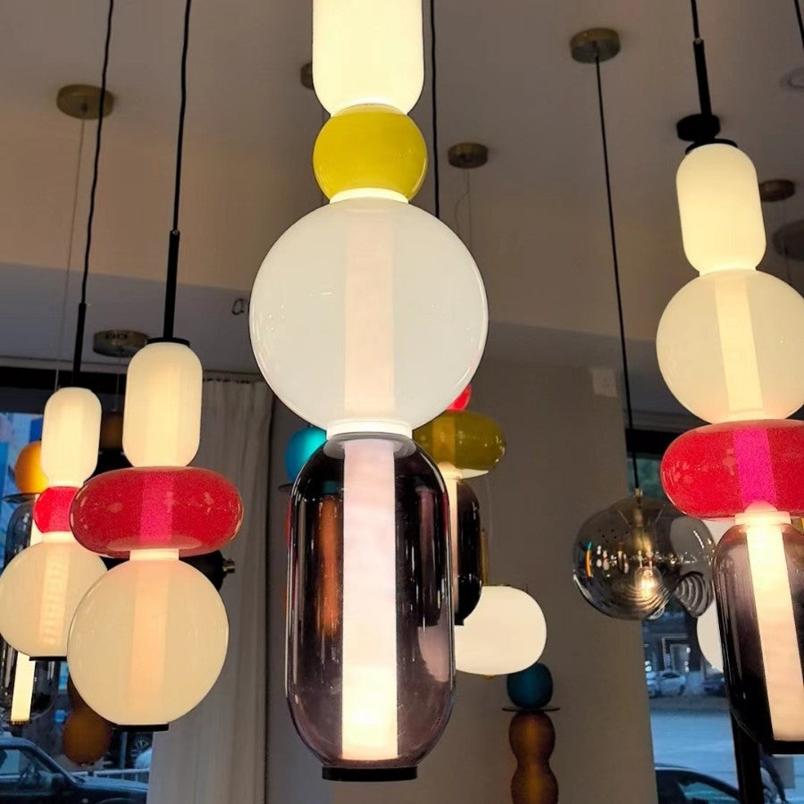 Artistic Glass LED Chandelier
