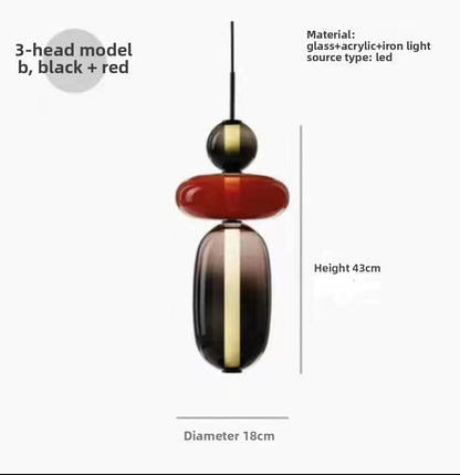 Artistic Glass LED Chandelier