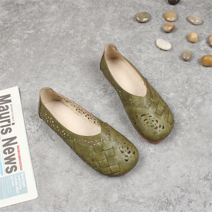 Artistic Hollow Flat Sandals for Women