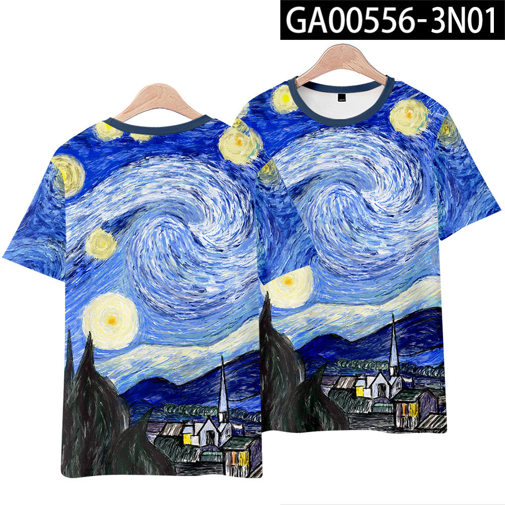 Artistic Painting Print T-Shirt