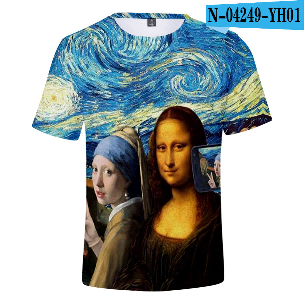 Artistic Painting Print T-Shirt