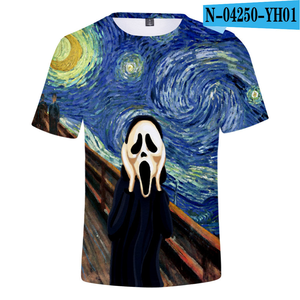 Artistic Painting Print T-Shirt