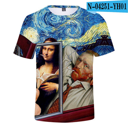 Artistic Painting Print T-Shirt