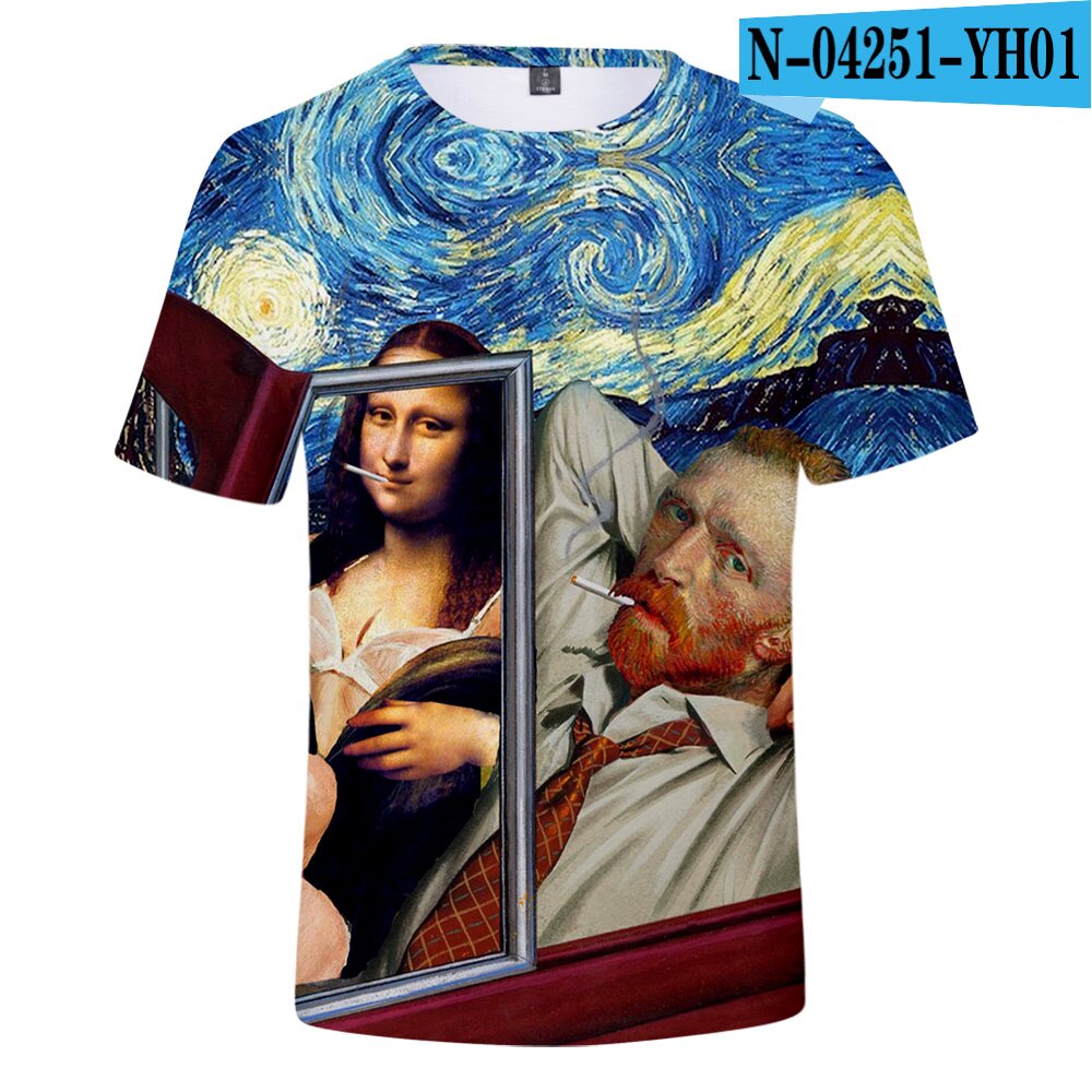 Artistic Painting Print T-Shirt
