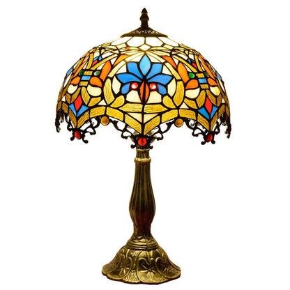 Artistic Stained Glass Tiffany Table Lamp for Bedroom Decor