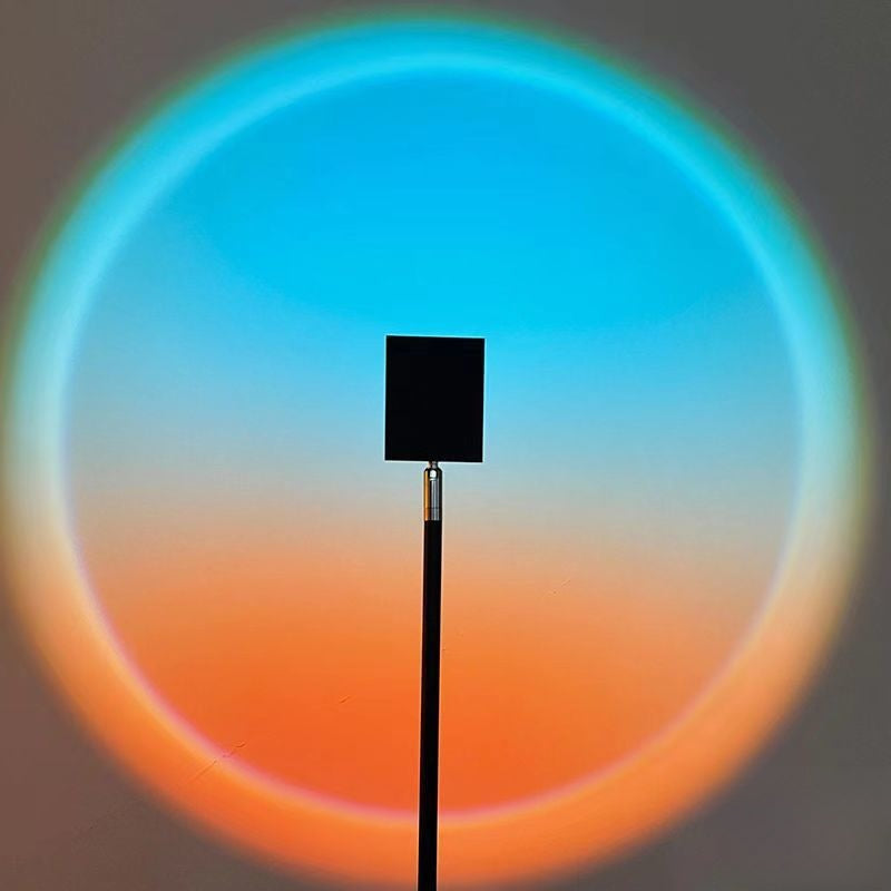 Artistic Sunset Floor Lamp for Living Room