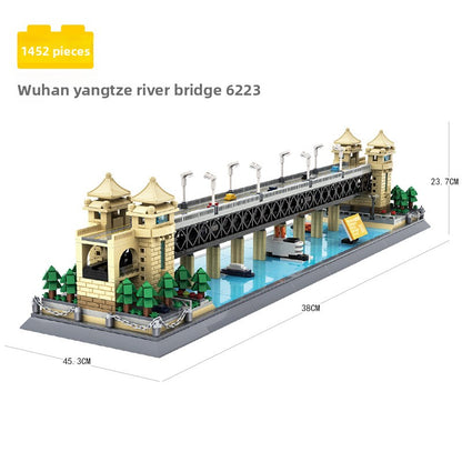 Assembled model building block set