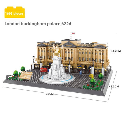 Assembled model building block set