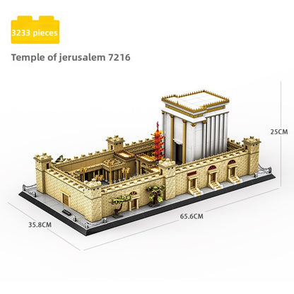 Assembled model building block set