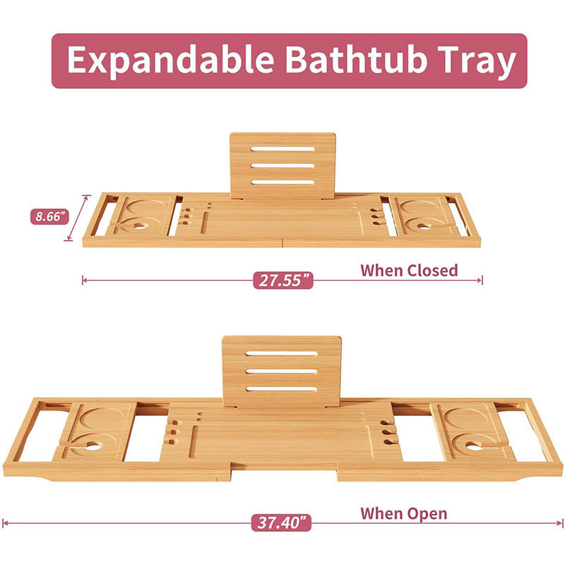 Assembly of the adjustable anti-slip bathroom bathtub shelf