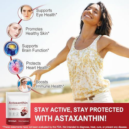 Astaxanthin Antioxidant Dietary Supplement