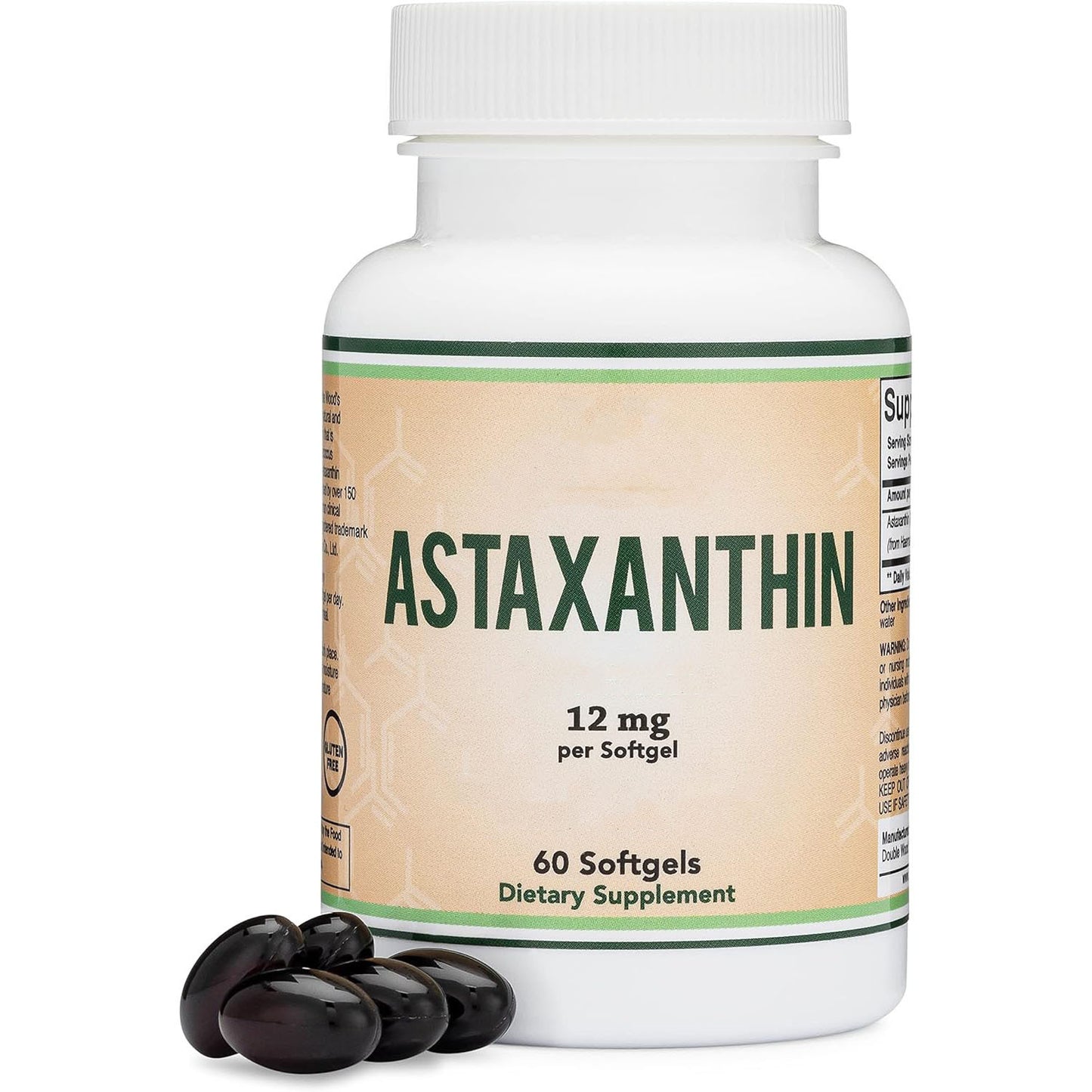 Astaxanthin Soft Capsules Dietary Supplement